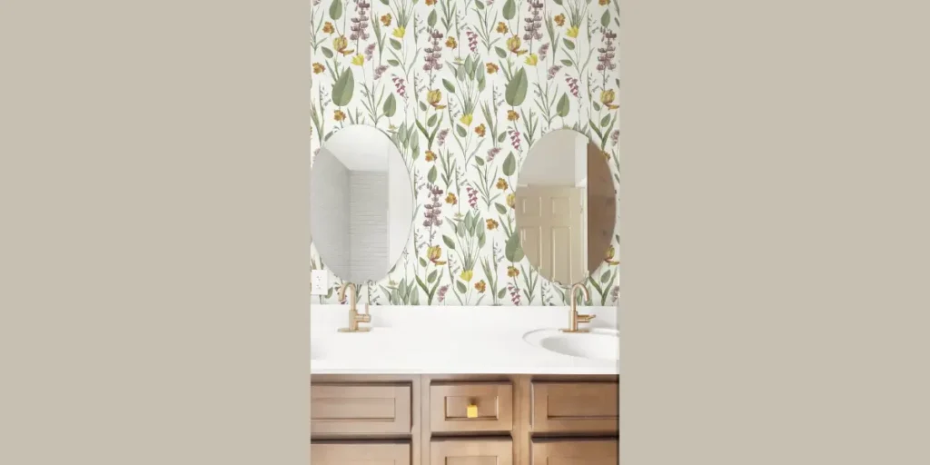 Botanical Bathroom Wallpaper