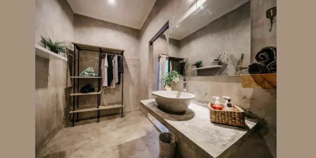 Concrete Bathroom Flooring