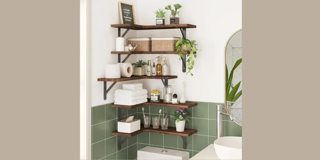 Corner Floating Shelves
