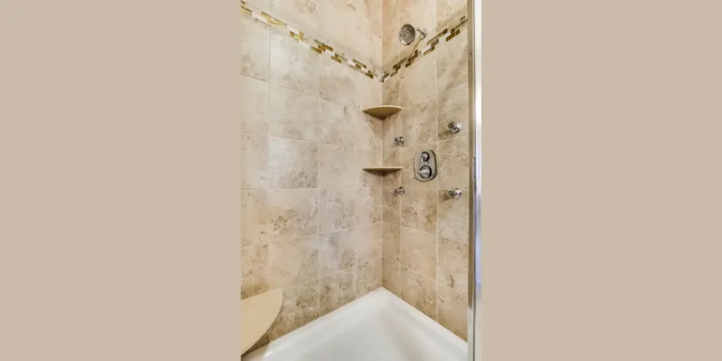 Earth-Tone Bathroom Tiles