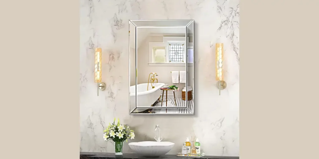Frameless Bathroom Mirror