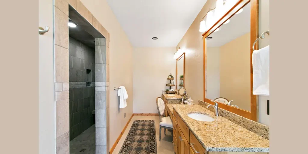 Galley-Style Bathroom Layout