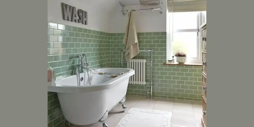 Green Bathroom Tiles