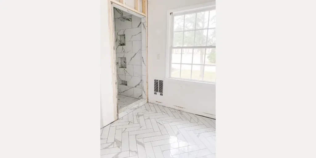 Herringbone Tile Pattern Flooring