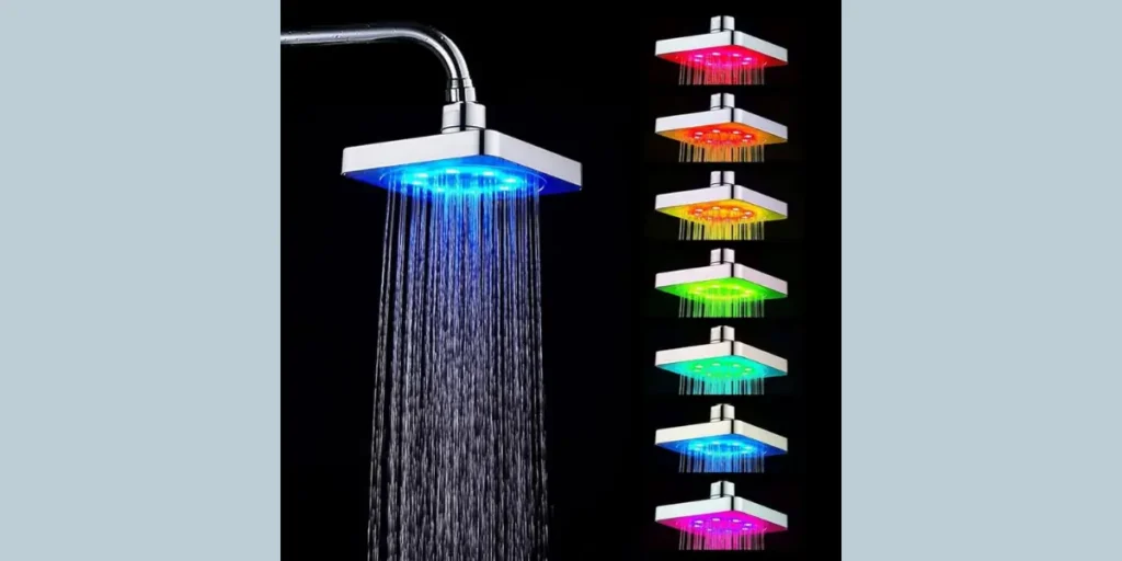 LED-Lit Shower Design