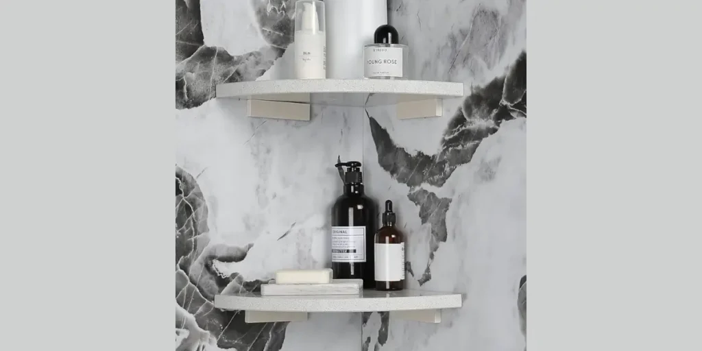 Marble Bathroom Shelves