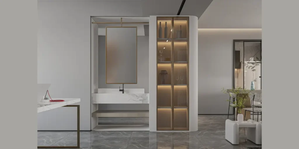 Mirrored Bathroom Cabinets for Dual Function