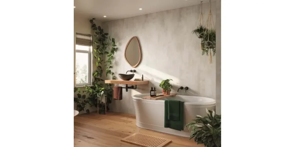 Nature-Inspired Bathroom