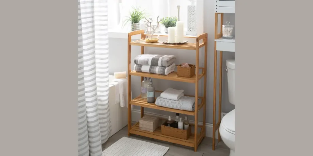 Open Shelf Bathroom Furniture
