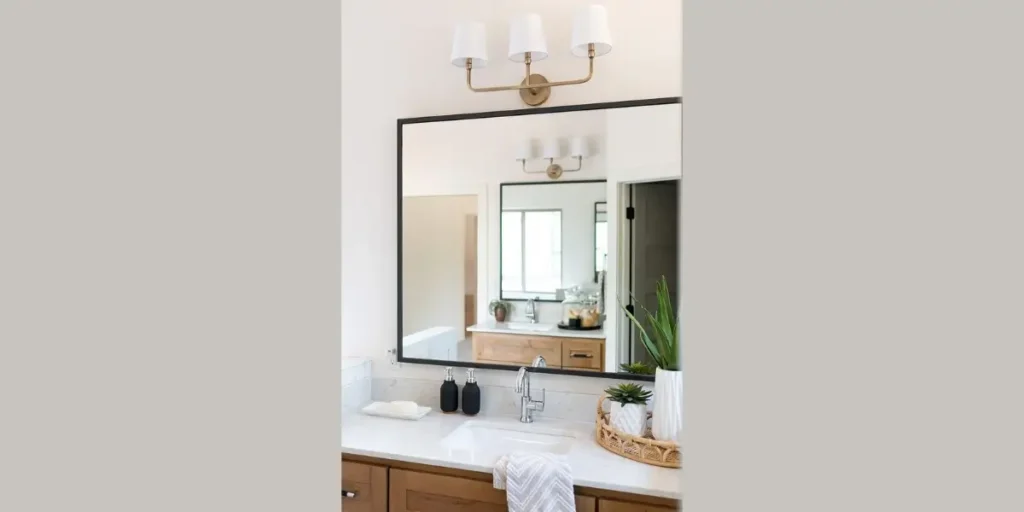 Rectangular Mirror with Thin Frame