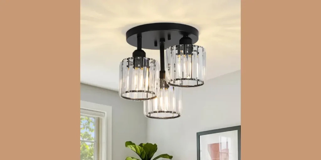 Semi-Flush Decorative Light Fixtures