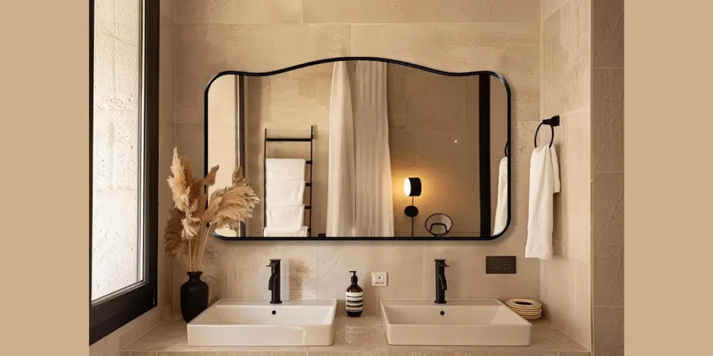 Statement Bathroom Mirror