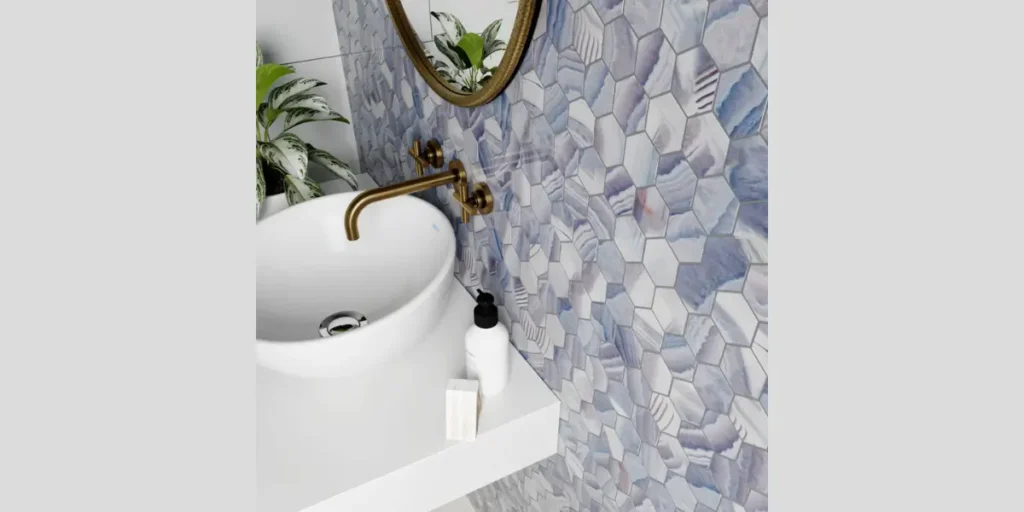 Statement Tile Bathroom Interior