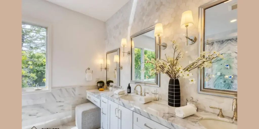 Symmetrical Vanity Decor