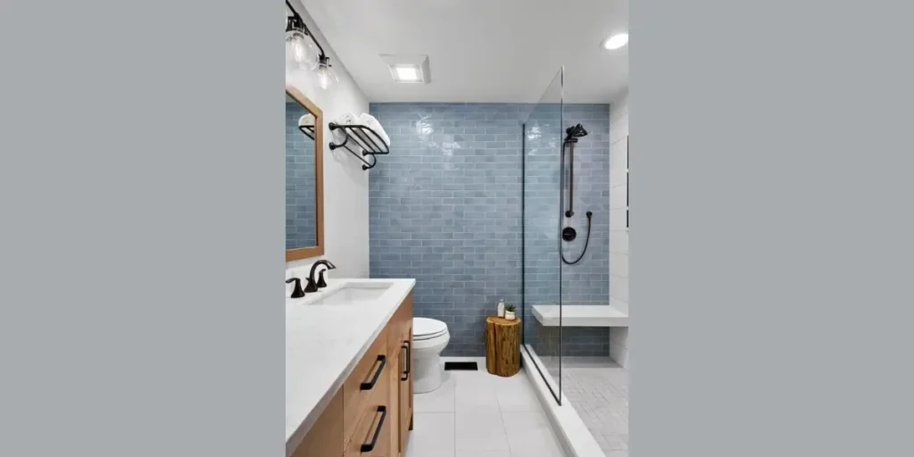 Tile Feature Shower Wall
