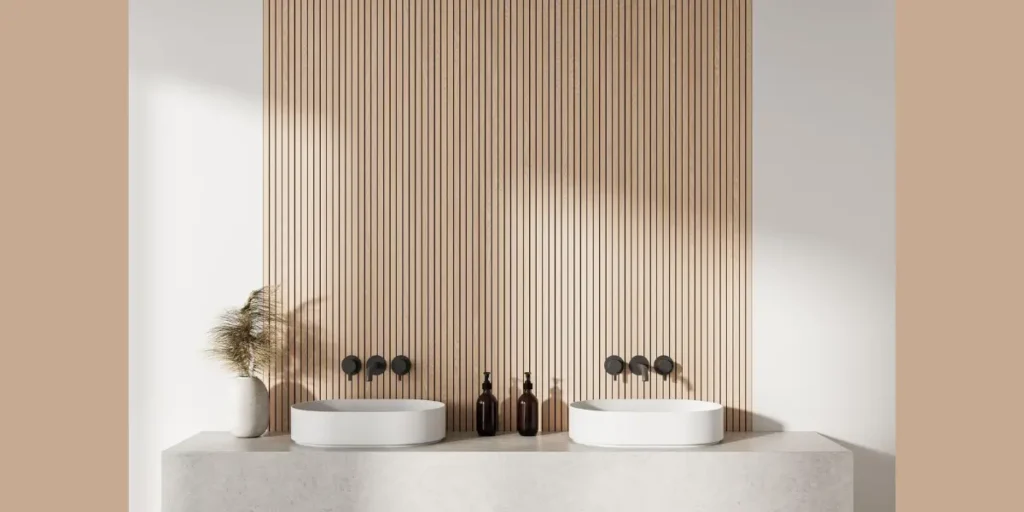 Vertical Slat Accent Wall