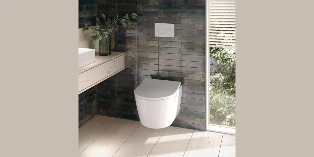 Wall-Mounted Toilet for a Cleaner Look