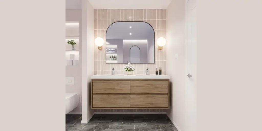 Wall-to-Wall Bathroom Vanity
