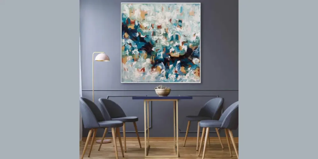 Abstract Wall Art Feature