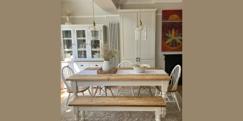 Rustic Slab Wood Dining Table