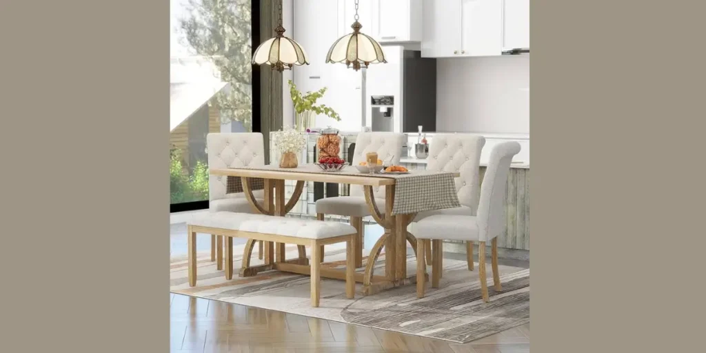 Bench and Chair Combination