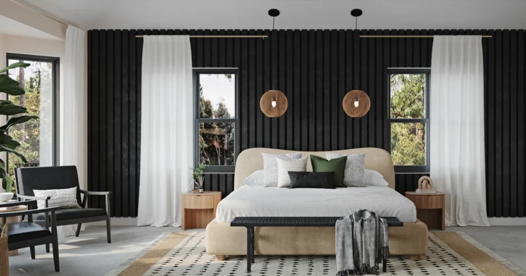 Black Accents for Subtle Contrast