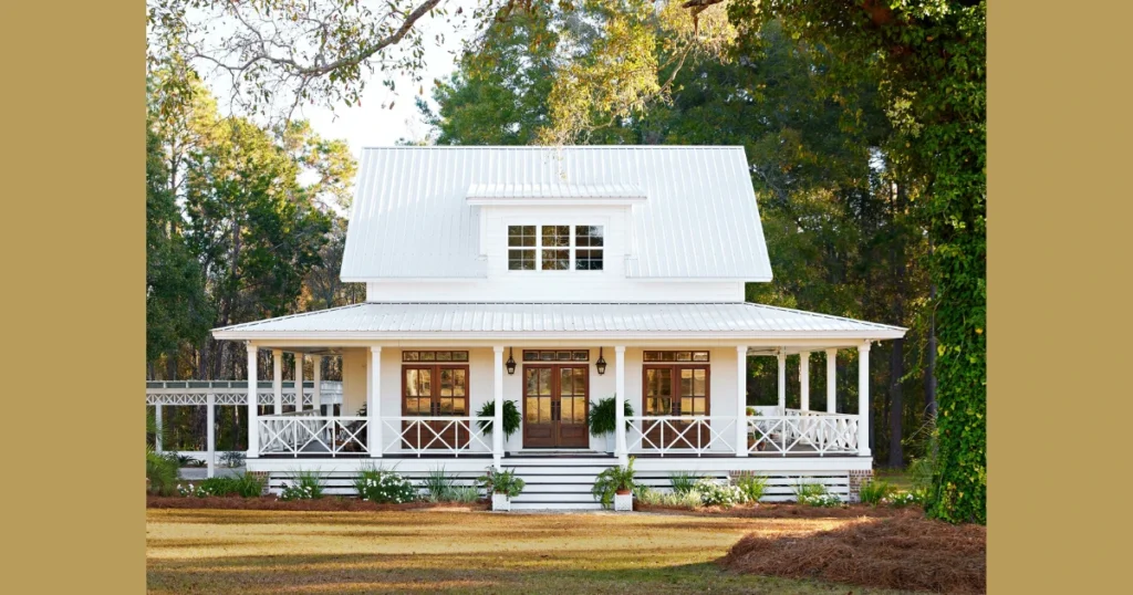 Farmhouse Style Deck Railing with Cross Patterns