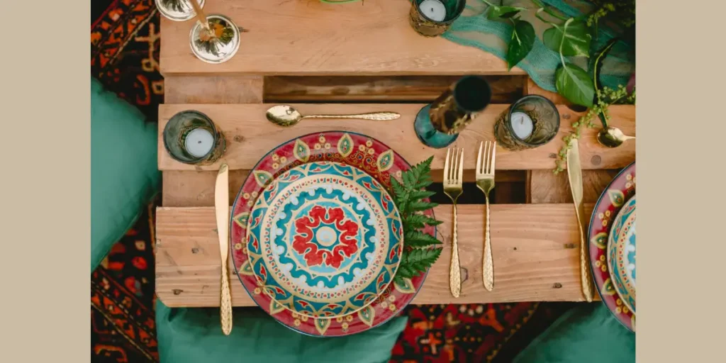 Boho Chic Table Decor