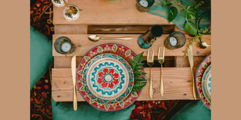 Boho Layered Tablescape