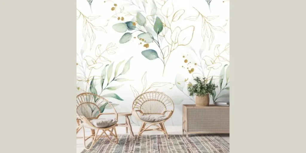 Botanical Wallpaper for a Fresh Atmosphere