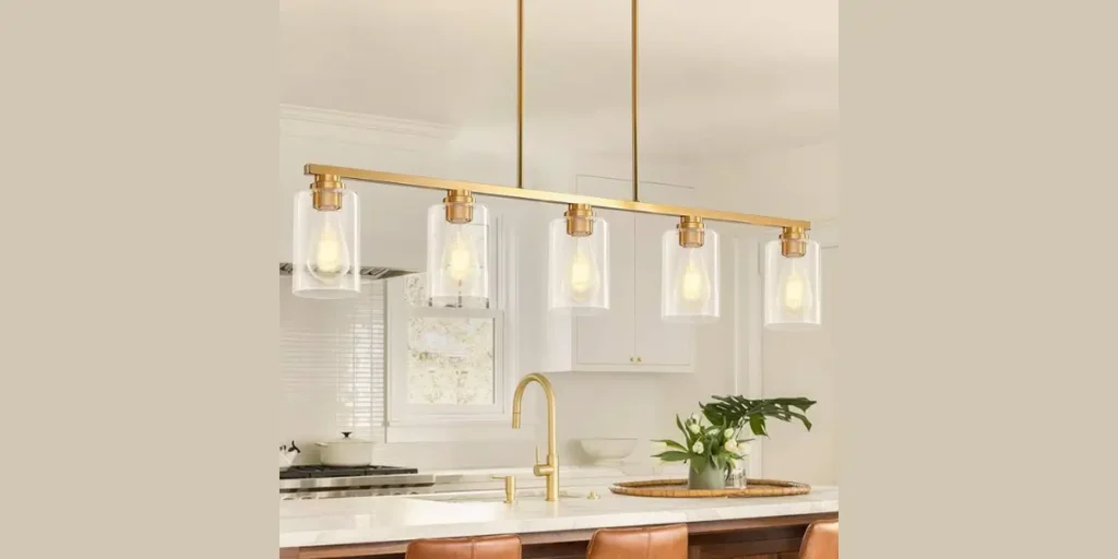 Brass or Gold Accent Pendant