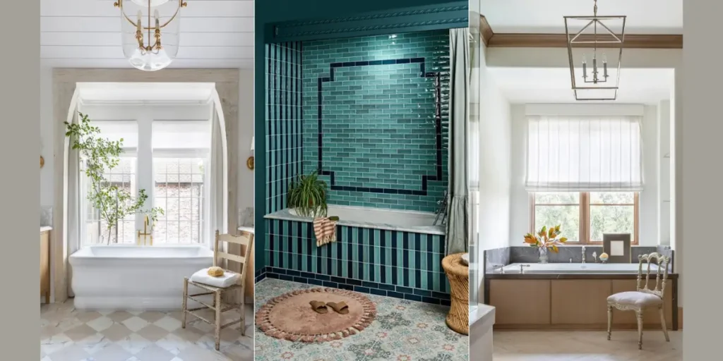 Alcove Bathtub for Space Efficiency