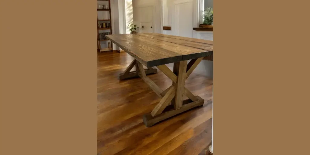 Chunky Trestle Base Table