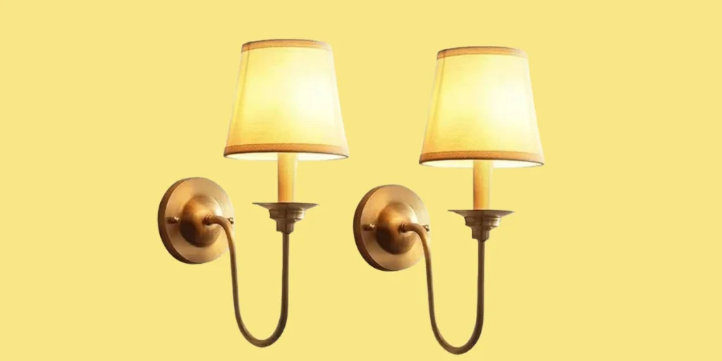 Classic Fabric Shade Bathroom Sconce for Soft Ambience