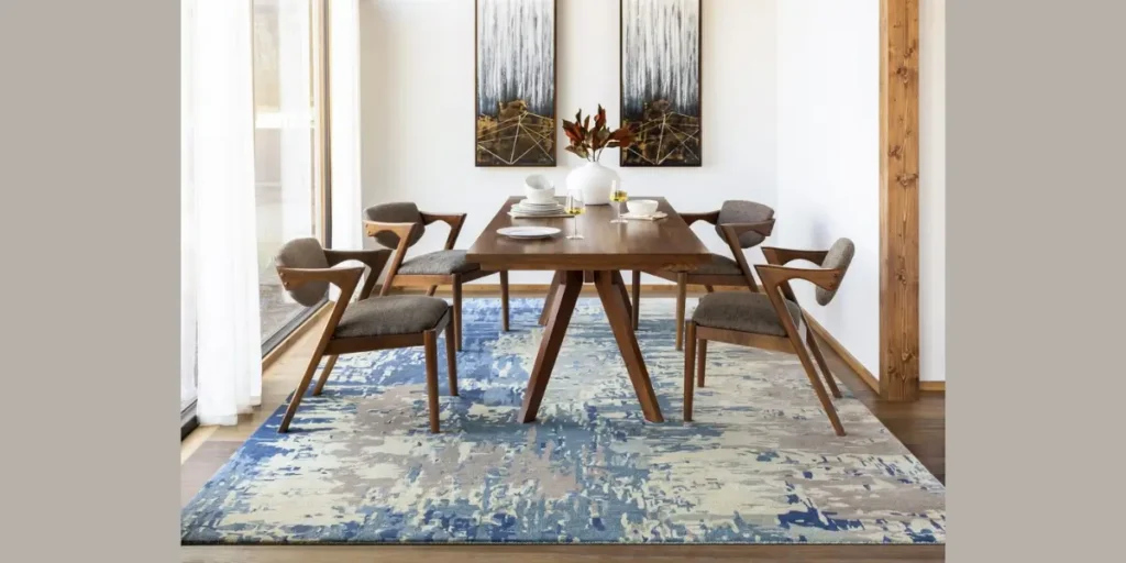 Classic Rug with Contemporary Color Palette