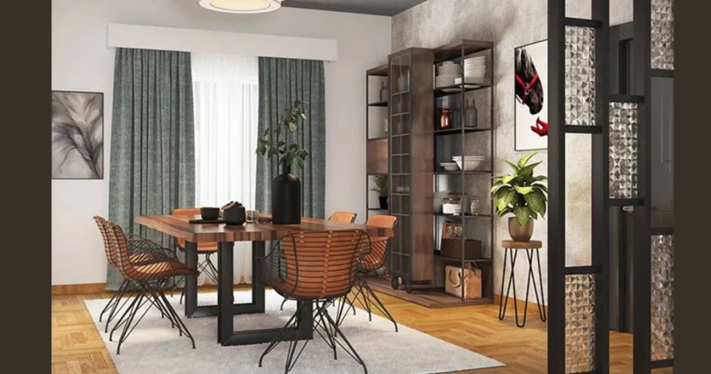 Industrial Dining Room Theme