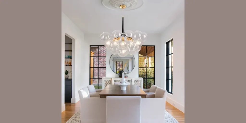 Cluster Chandelier with Multiple Pendants