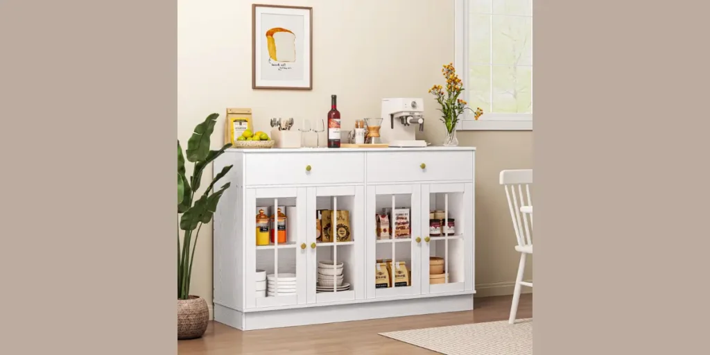 Compact Drawer Side Table