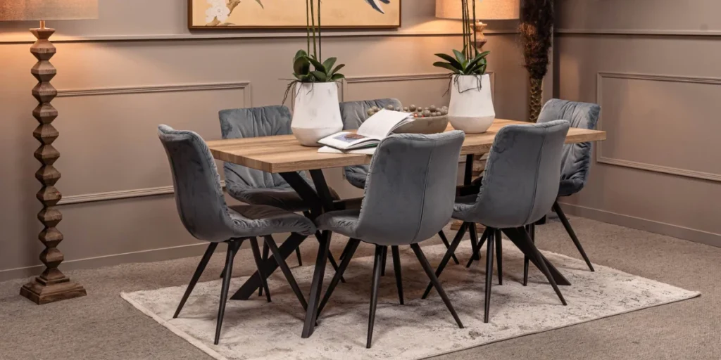 Compact Square Dining Table for Small Balanced Spaces