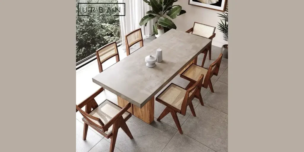 Concrete Modern Dining Table