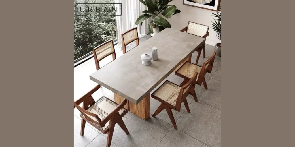 Concrete and Wood Fusion Table