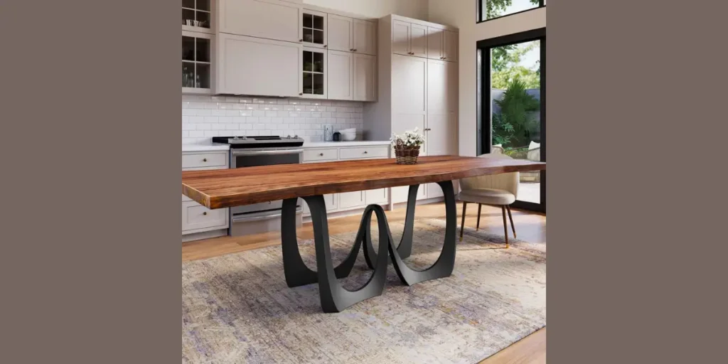 Contemporary Sculptural Base Table