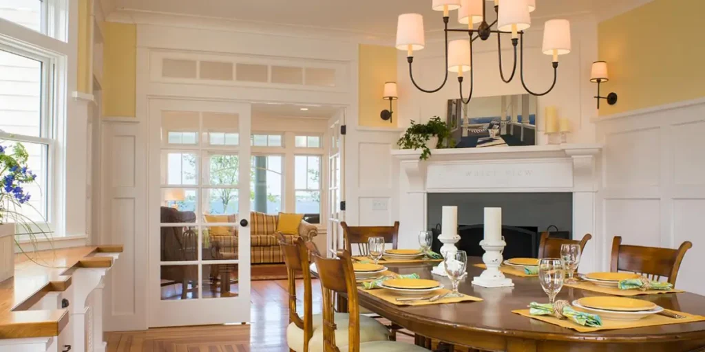 Corner Fireplace Layout