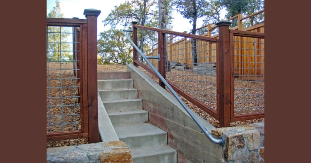 Industrial Pipe Railing for Budget Outdoor Stairs