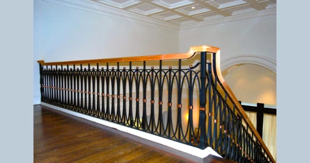 Custom Decorative Indoor Stair Railing Design