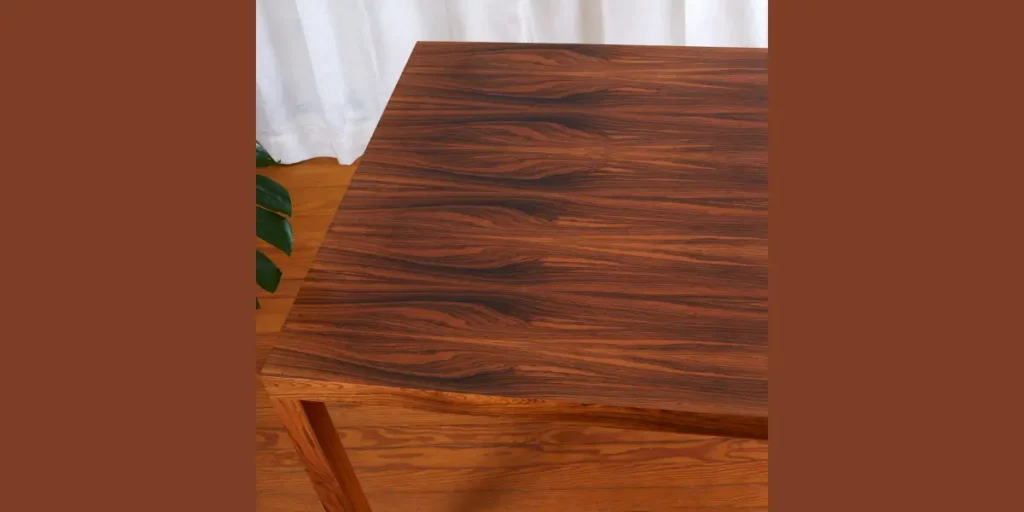 Dark Rosewood Mid-Century Table