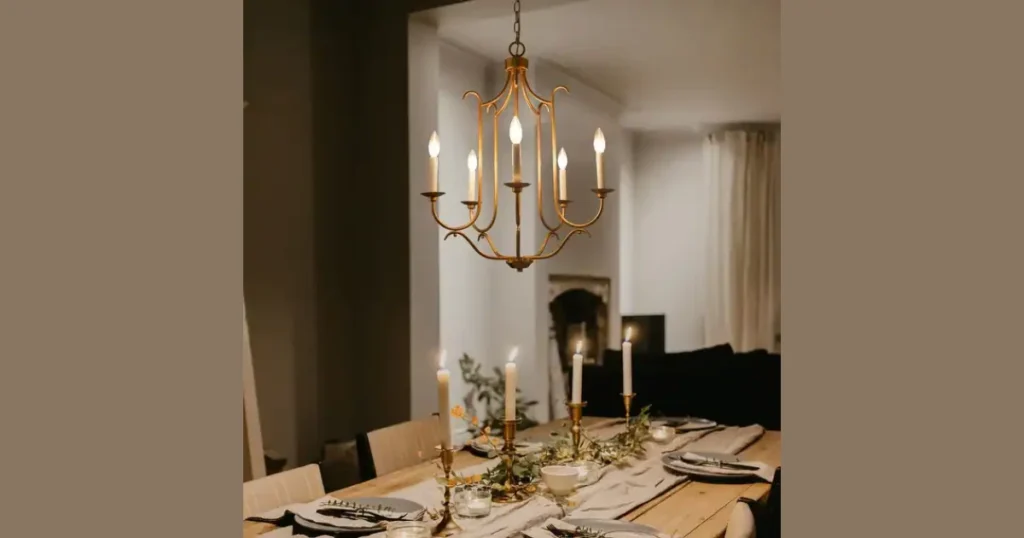 Candle-Style Chandelier for Traditional Dining Rooms