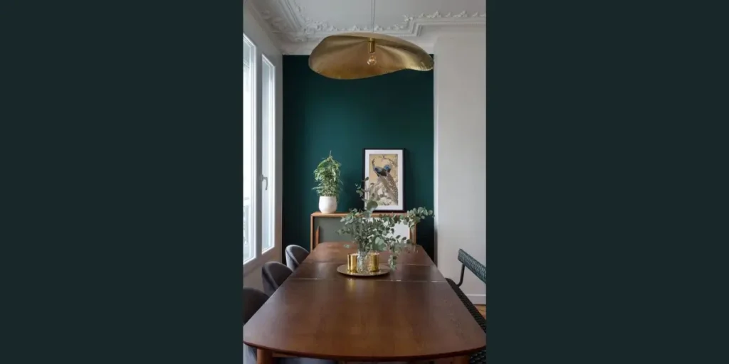 Deep Green and Brass