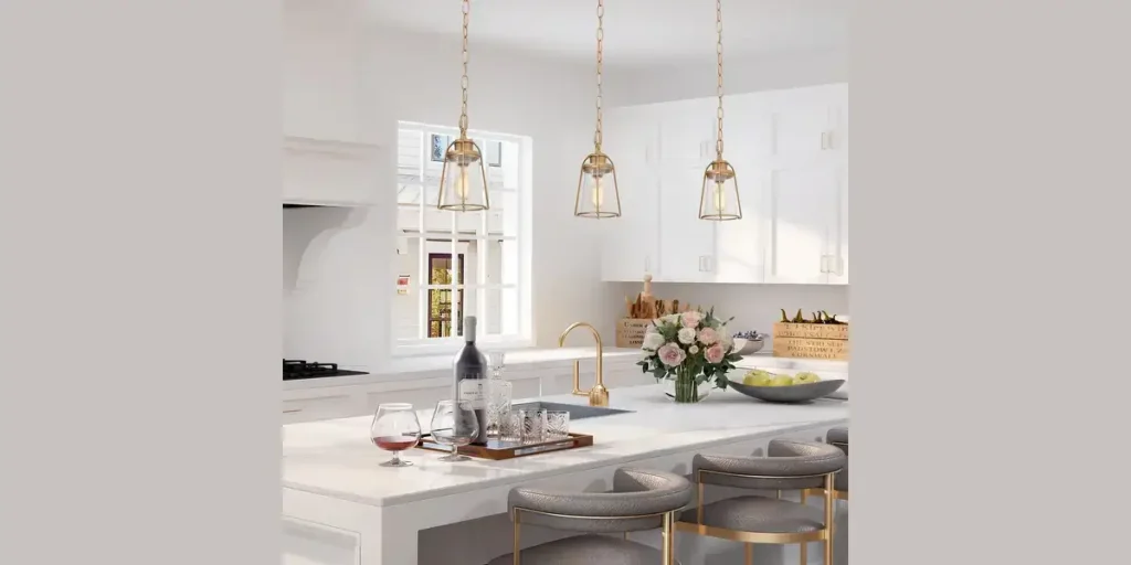 Double Pendant Over Long Table