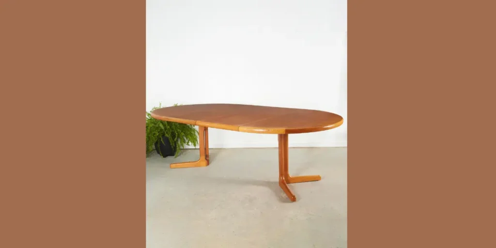 Drop-Leaf Mid-Century Dining Table